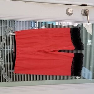 Vintage Nylon Bloomers With Lace Trim Union Made Tagged A Sz L